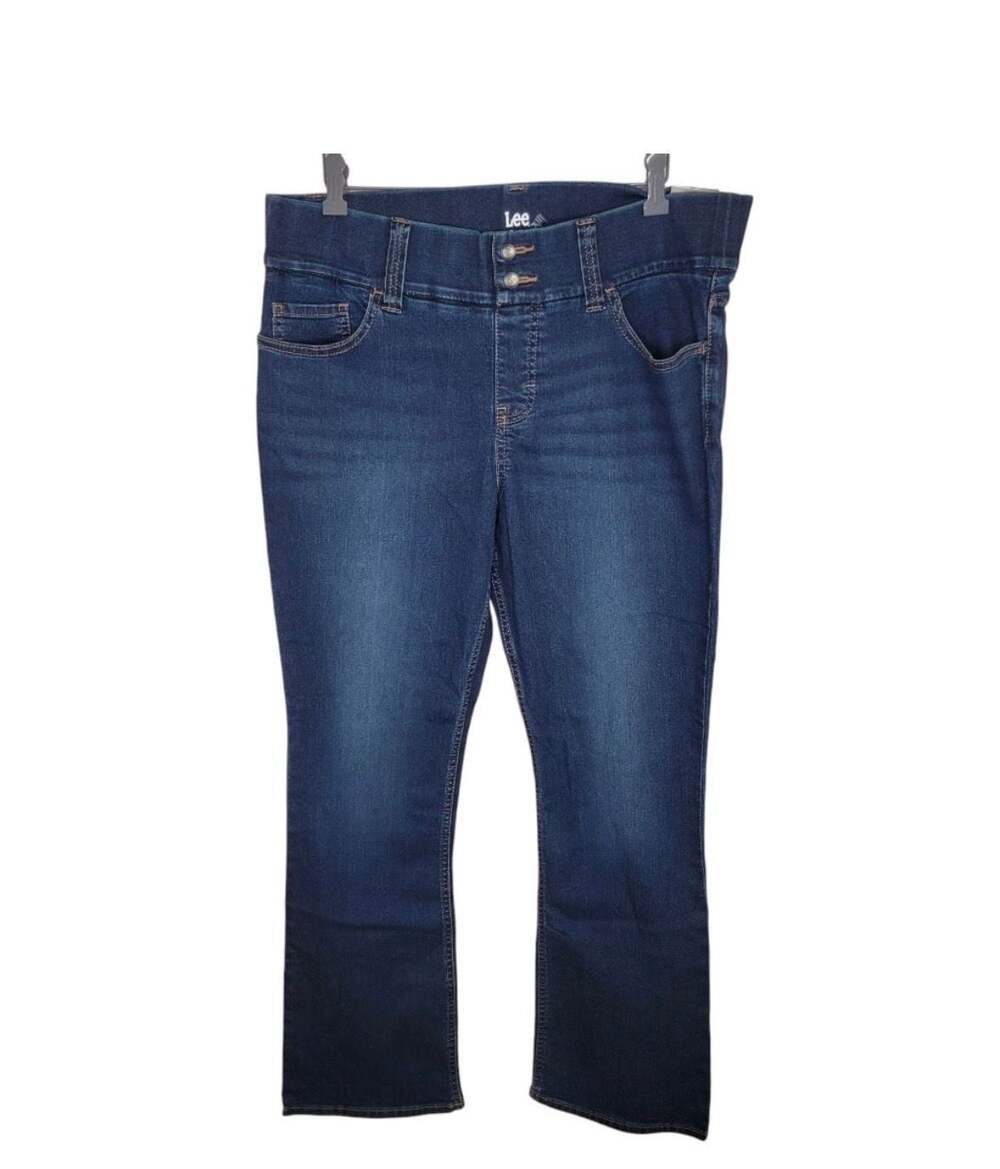 Lee Riders Indigo Women's Pull-On Waist Smoother Bootcut Jeans
